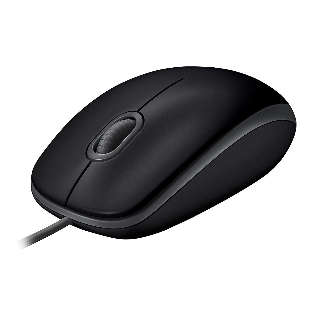 LOGITECH - RATON B110 SILENT OPTICO USB NEGRO (Ref.910-005508)