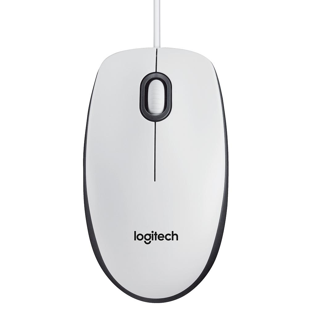 LOGITECH - RATON M100 OPTICO USB 2.0 1000DPI BLANCO (Ref. 910-001603)