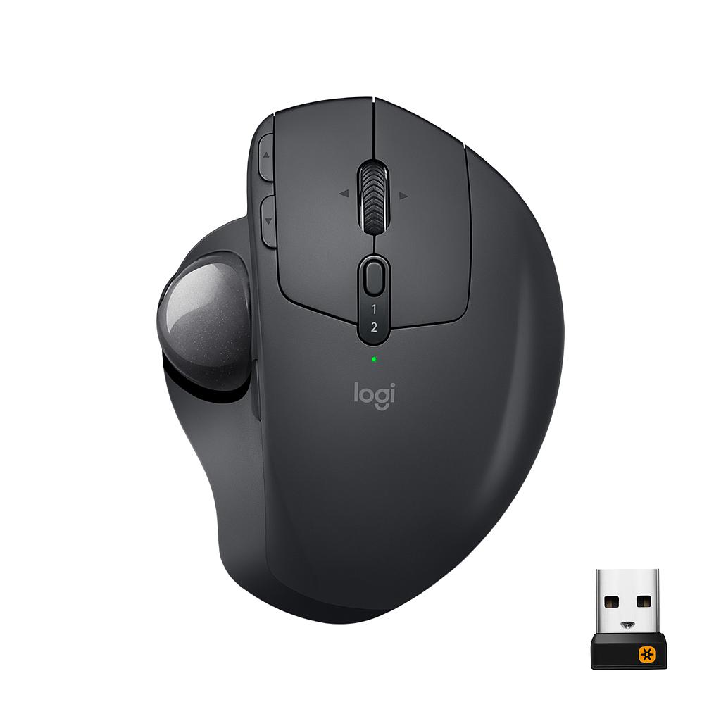 LOGITECH - RATON MX ERGO OPTICO WIRELESS INALAMBRICO GRAFITO (Ref.910-005179)