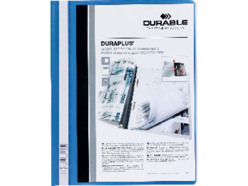 DURABLE - Dossiers Duraplus A4 Fastener metalico Azul PVC (Ref.2579-06)