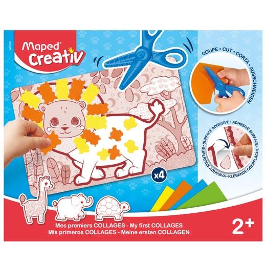 MAPED - CREATIVE MI PRIMER KIT DE MANUALIDADES - EARLY AGE CORTAR &amp; PEGAR (Ref.907040)