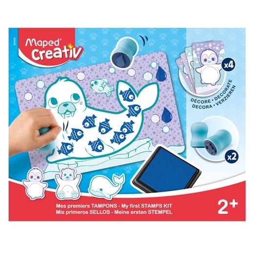 MAPED - CREATIVE MI PRIMER KIT DE MANUALIDADES - EARLY AGE SELLOS (Ref.907042)