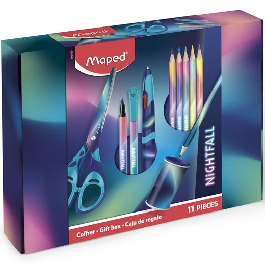 MAPED - ESTUCHE REGALO NIGHTFALL 11 PIEZAS (Ref.899799)