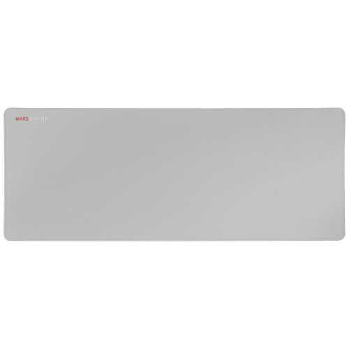 MARS GAMING - Plata, Alfombrilla XL, Doble Capa de Nanotejido, 800x300x4mm (Ref.MMPXLS)