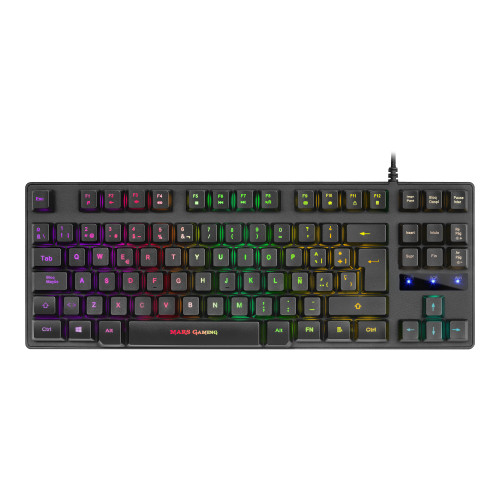 MARS GAMING - MKTKL RGB COMPACT TKL KEYBOARD H-MECHANICAL RED, SPANISH (Ref.MKTKLES)