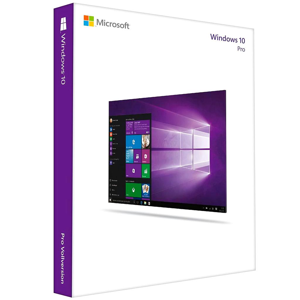 MICROSOFT - WINDOWS 10 VERSION PRO 64 BITS ES DVD PKC (Ref.0WIN10 PRO64)
