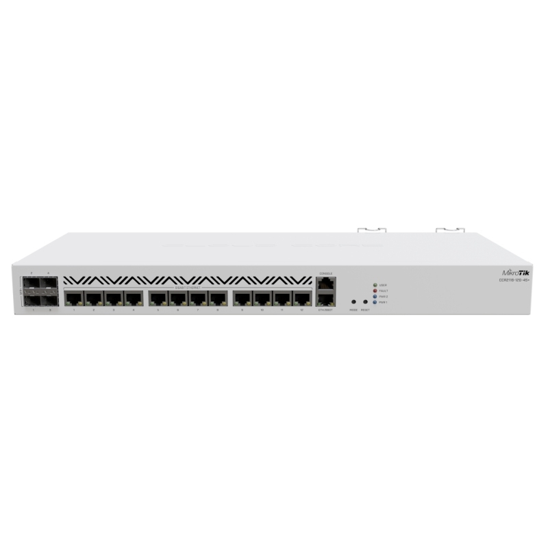 MIKROTIK - Router 12xGbE 4xSFP+10Gb (Ref.CCR2116-12G-4S+)