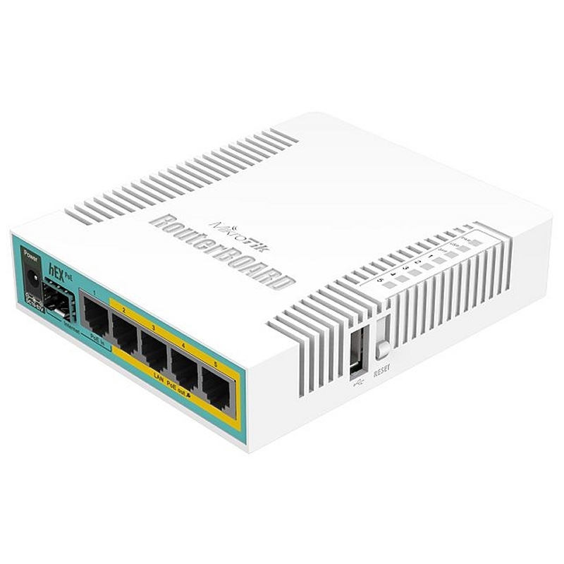 MIKROTIK - hEX PoE Router 5xGB 1xSFP L4 (Ref.RB960PGS)