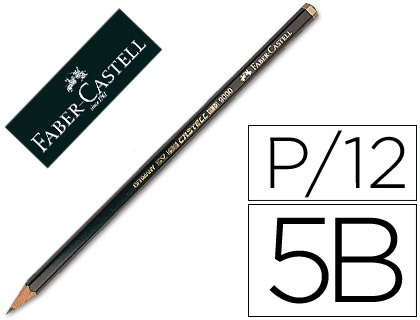 FABER CASTELL - LAPICES DE GRAFITO FABER 9000 5B UNIDAD (Ref.9000-5B / 119005)