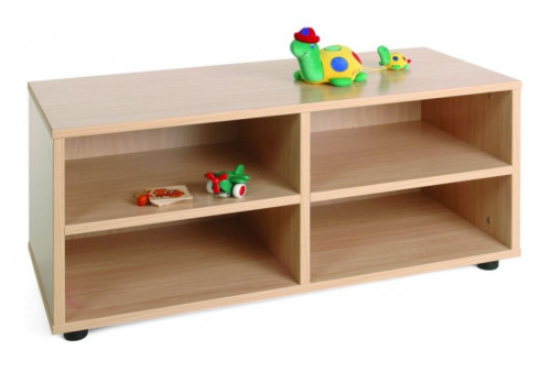 MOBEDUC - MUEBLE SUPERBAJO 4 CASILLAS HAYA (Ref.600103HP18)