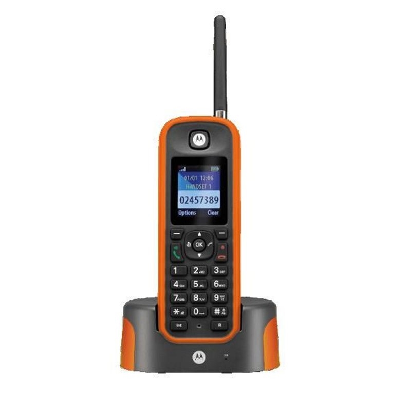 MOTOROLA - O201 Telefono DECT Largo Alcance Naranja (Ref.107O201NARANJAF)