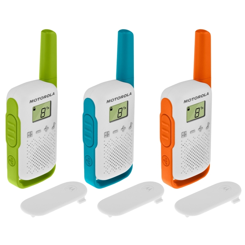 MOTOROLA - T42 Walkie Talkie 4Km 16CH Blanco Triple (Ref.B4P00811MDKMAW)