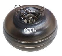 MTL - PORTACLIPS IMANTADO REDONDO NEGRO TRASNLÚCIDO (Ref.79293)