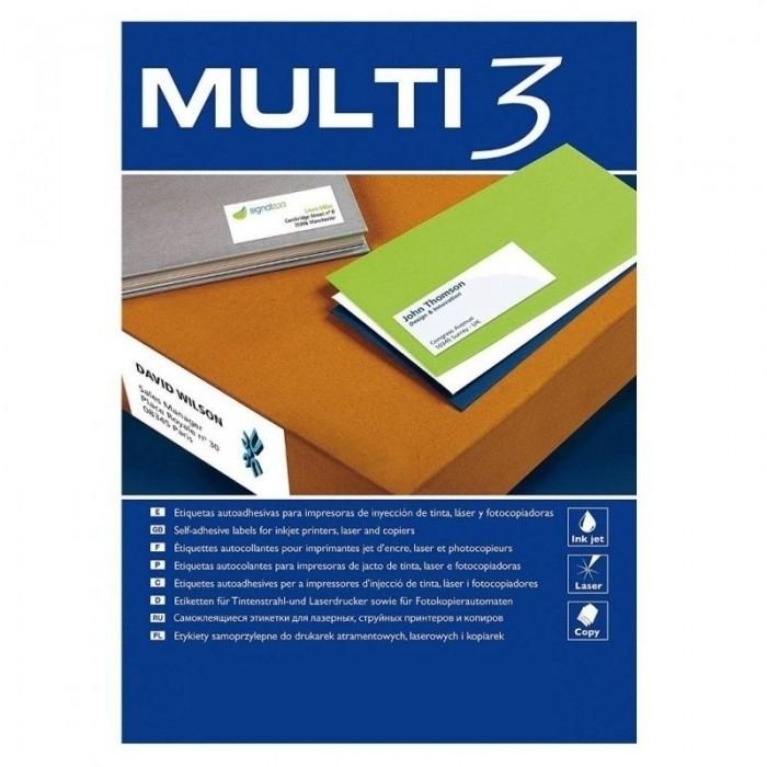 MULTI-3 - ETIQUETAS 70X50,8MM 100 HOJAS (Ref.10496)