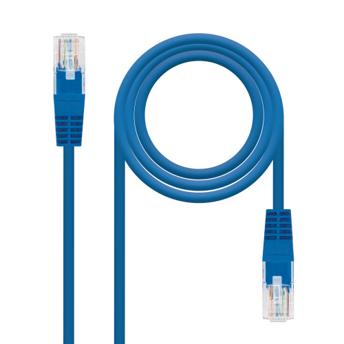 NANOCABLE - CABLE RED LATIGUILLO RJ45 CAT.6 UTP AWG24, AZUL, 3.0 M () (Ref.10.20.0403-BL)