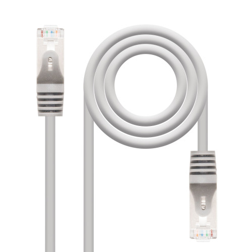 NANOCABLE - 3m Cat6e cable de red Gris F/UTP (FTP) (Ref.10.20.0803)