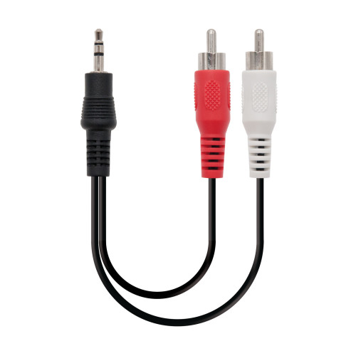 NANOCABLE - CABLE AUDIO ESTEREO 3.5/M-2xRCA/M 1.5 M (Ref.10.24.0301)