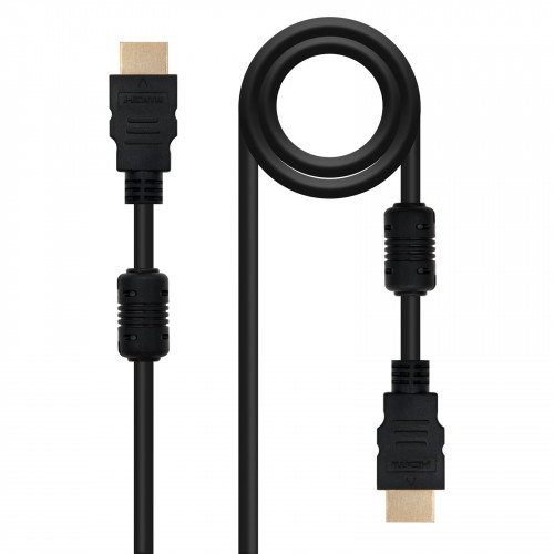 NANOCABLE - CABLE HDMI V1.4 (ALTA VELOCIDAD / HEC) CON FERRITA, A/M-A/M, 10 M (Ref.10.15.1810)