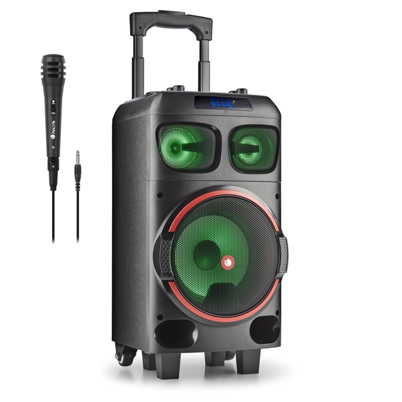 NGS - Altavoz WILLDUBZERO Portatil 120W BT TWS/USB (Ref.WILDDUBZERO)