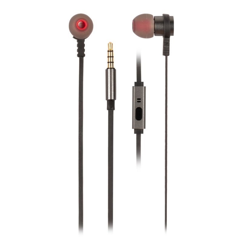 NGS - Auriculares metálicos CPLANO 1.2m Gris (Ref.CROSSRALLYGRAPHITE)
