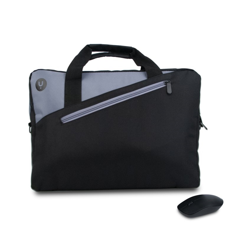 NGS - MALETIN PORTATIL 15,6" C/RATON NEGRO (Ref.MASTERKITBLACK)