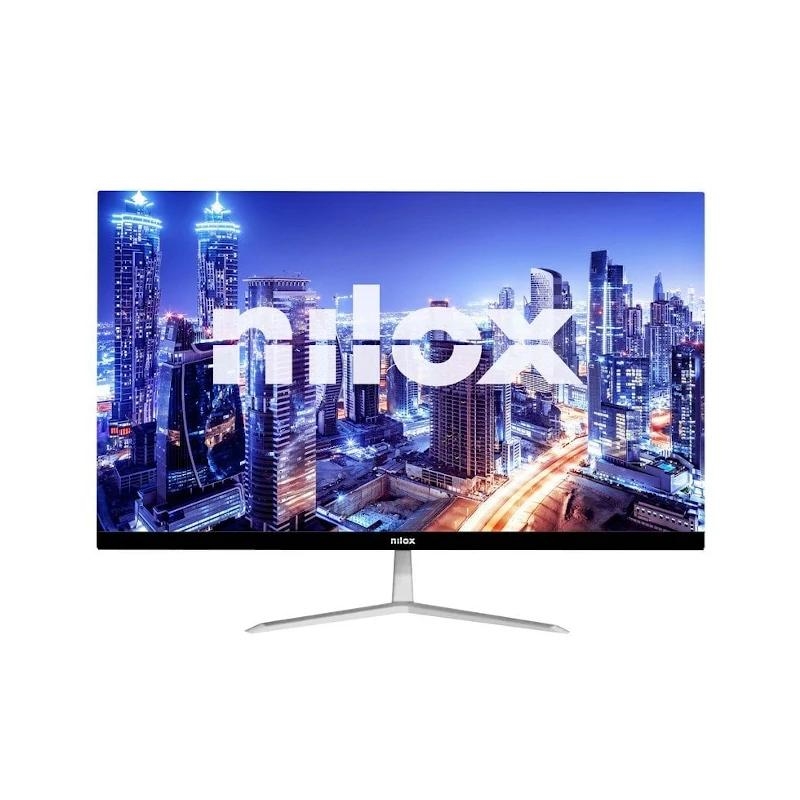 NILOX - MONITOR DESKTOP VA LED 24&quot; 5MS FHD 1920X1080 75HZ 16:9 VGA/HDMI PLATA (Ref.NXM24FHD01)