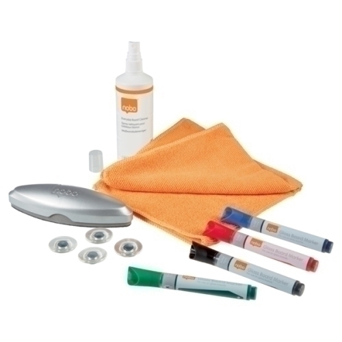 NOBO - KIT PIZARRA BLANCA CRISTAL (Ref.1905330)
