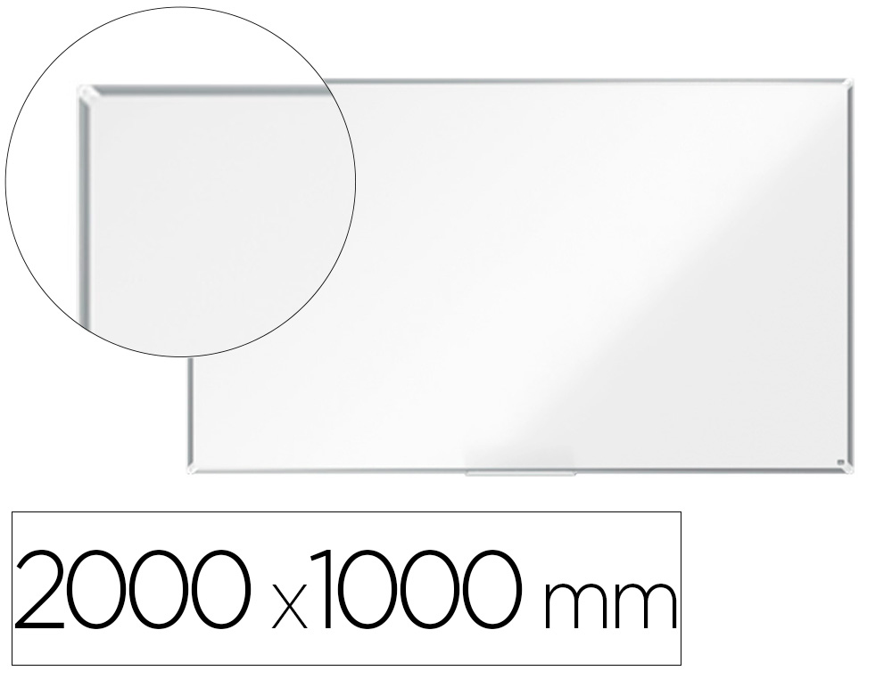 NOBO - PIZARRA BLANCA PREMIUM PLUS MELAMINA MAGNETICA 2000X1000 MM (Ref.1915172)