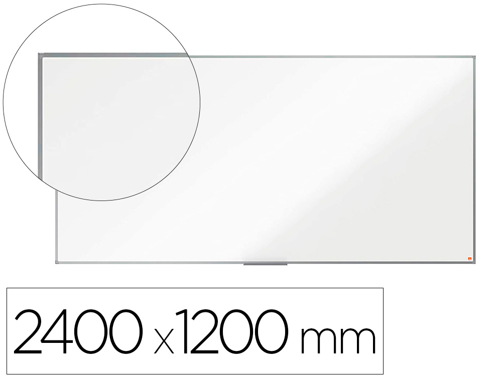 NOBO - PIZARRA BLANCA PREMIUM PLUS MELAMINA MAGNETICA 2400X1200 MM (Ref.1915454)