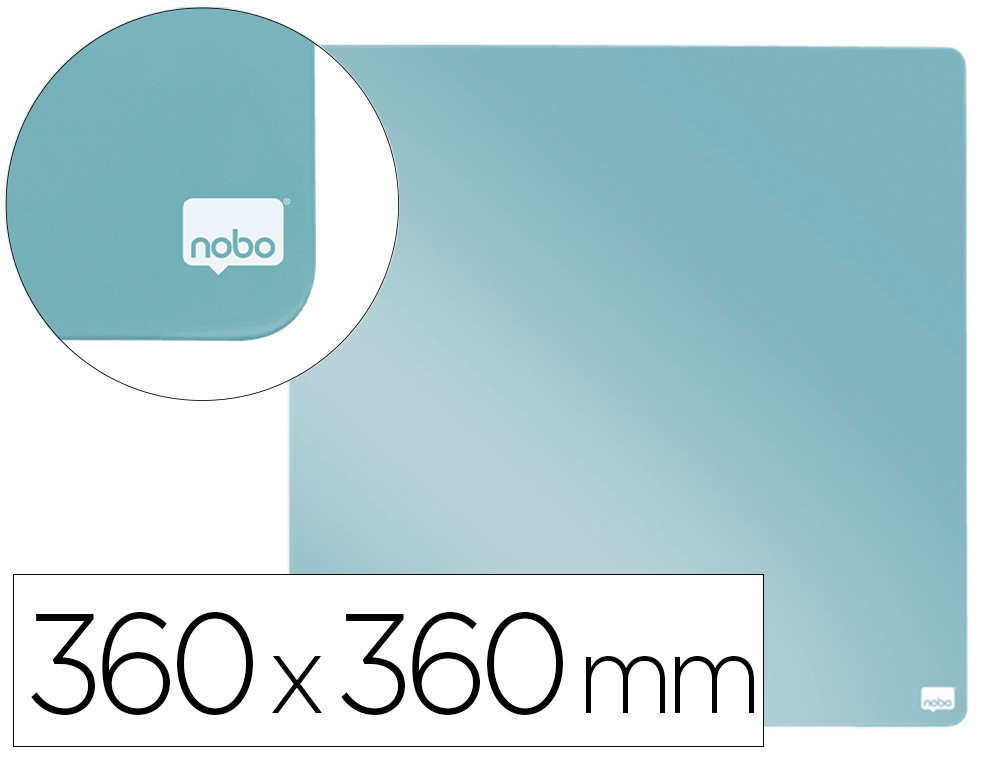 NOBO - PIZARRA MAGNETICA PARA EL HOGAR COLOR GRIS 360X360 MM (Ref.1915624)