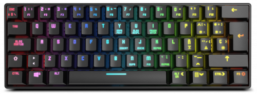 NOX - Krom Kluster teclado USB + Bluetooth Negro (Ref.NXKROMKLSTRSP)