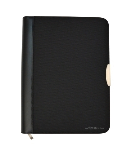 OFFICE BOX - CARPETA PORTADOCUMENTOS DYNAMINC A4 con 4 anillas NEGRO (Ref.74368)