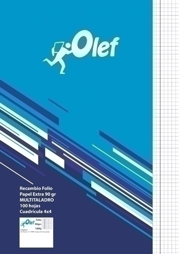 OLEF - RECAMBIO Fº 100h MULTIT. CD.4 (Ref.RAM-9044)