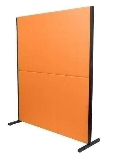 PIQUERAS Y CRESPO - BIOMBO VALDEGANGA DESMONTABLE TAPIZADO BALI NARANJA (Ref.80BALI308)