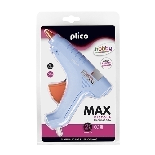 PLICO - PISTOLA de COLA TERMOFUSIBLE MAX 60W (Ref.1642)
