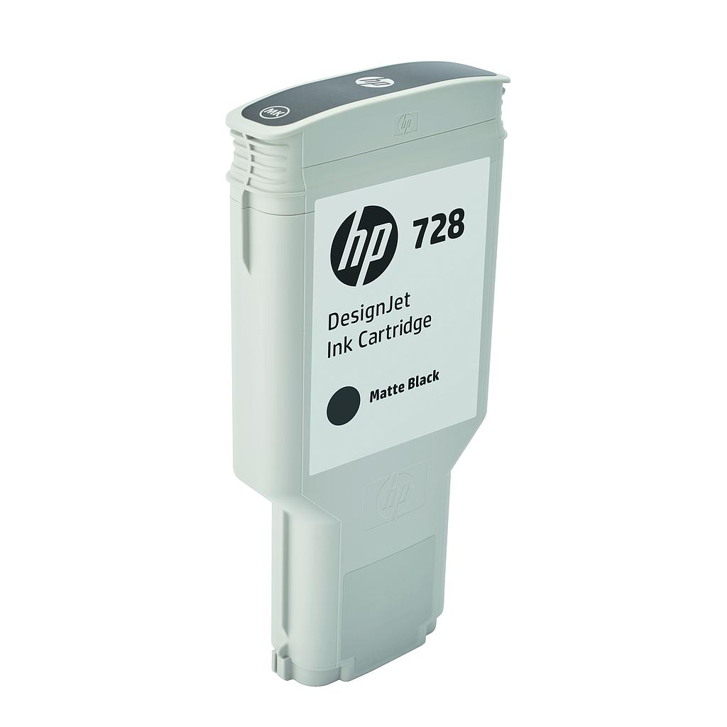 HP ( HEWLETT PACKARD ) - Cartuchos ORIGINALES Inyección De Tinta 728 300-ml negro mate para DesignJet T730 Printer, T830 MFP() (Ref.F9J68A)