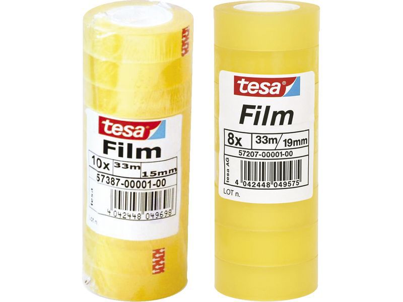 TESA - Cinta Adhesiva 19mmX33m Se corta facilmente (Ref.57207-00001-00)
