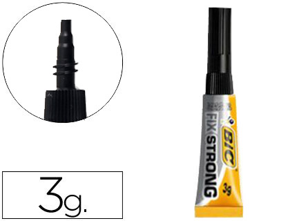 BIC - PEGAMENTO FIX STRONG 3 GR ADHESIVO EXTRA FUERTE (Ref.901758)