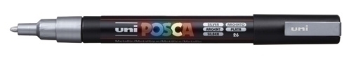 POSCA - MARCADOR T.OPACA NO PERM. UNI 0,9 (PC-3M) PLATA (Ref.263749000/179390000)