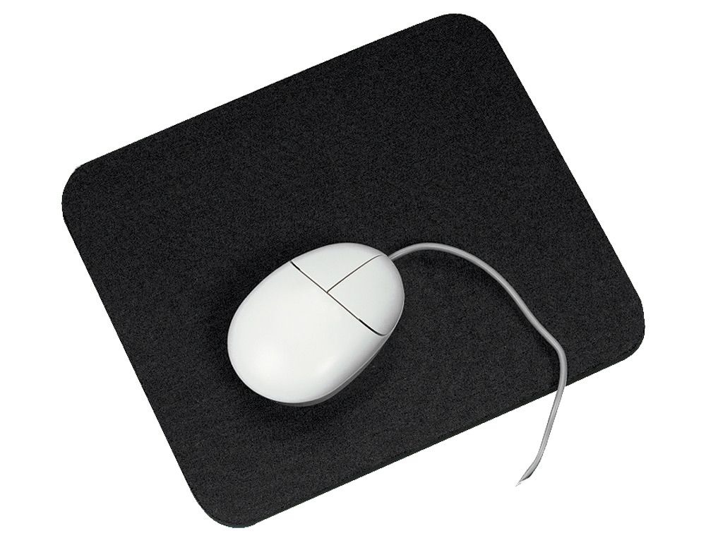 Q-CONNECT - ALFOMBRILLA PARA RATON BASIC NEGRA 260X220X5 MM (Ref.KF04517)