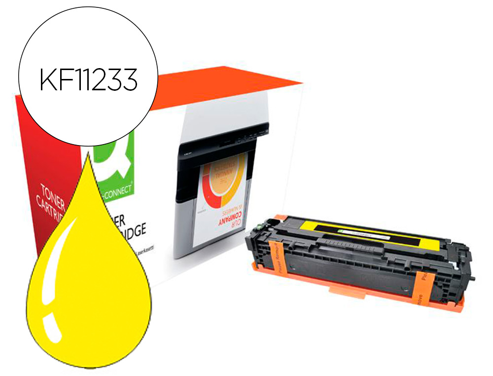 Q-CONNECT - TONER COMPATIBLE BROTHER TN421Y HL-L8260 / 8360 AMARILLO 1800 PAGINAS (Ref.KF11233)