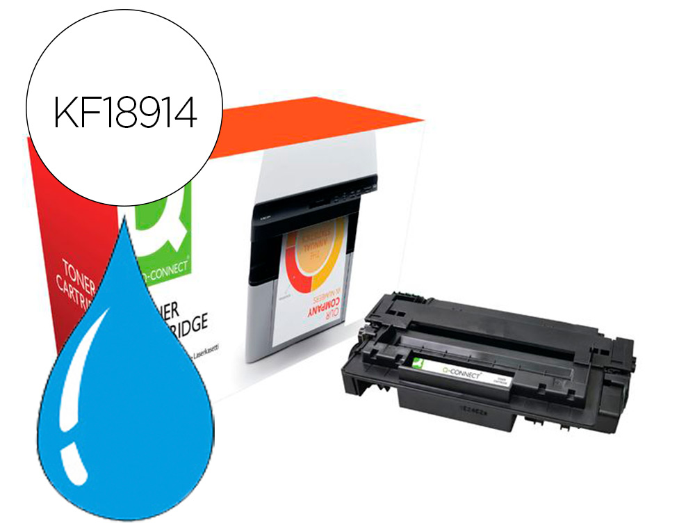 Q-CONNECT - TONER COMPATIBLE CANON LBP710C I-SENSYS LBP-710 / 712 CIAN 10000 PAGINAS (Ref.KF18914)