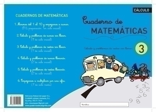 REBOST - CUADERNO (CAS.) MATEMATICAS Nº 3 (Ref.MAT.Nº3)