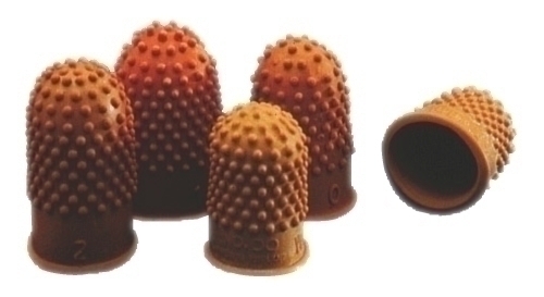 REXEL - DEDILES de GOMA TALLA 0 CAJA de 10 (Ref.23520304 (Nº 0))