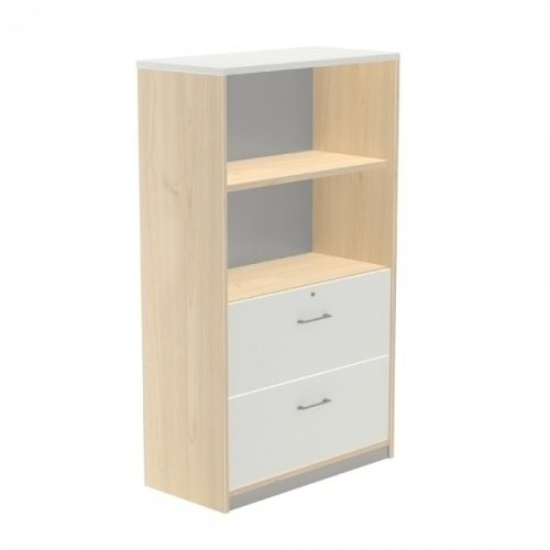 ROCADA - ARMARIO CARPETERO 156x90x45 ESTRUCTURA HAYA FRONTAL Y TAPA BLANCO (Ref.1056AA04)