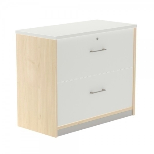 ROCADA - ARMARIO CARPETERO 78x90x45 ESTRUCTURA HAYA FRONTAL Y TAPA BLANCO (Ref.1006AA04)
