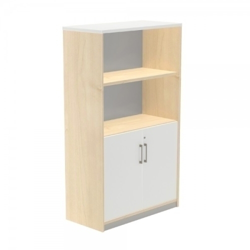 ROCADA - ARMARIO CON PUERTAS BAJAS 156x90x45 ESTRUCTURA HAYA Y TAPA BLANCO (Ref.1057AA04)