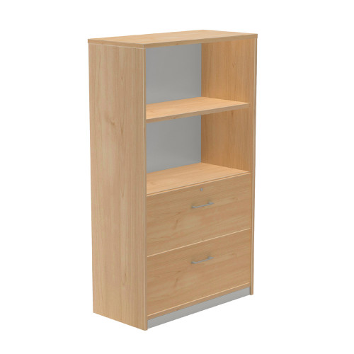 ROCADA - ARMARIO MEDIO CARPETERO 156X90X45 ESTRUCTURA ROBLE/FRONTALES ROBLE (Ref.1056AR08)