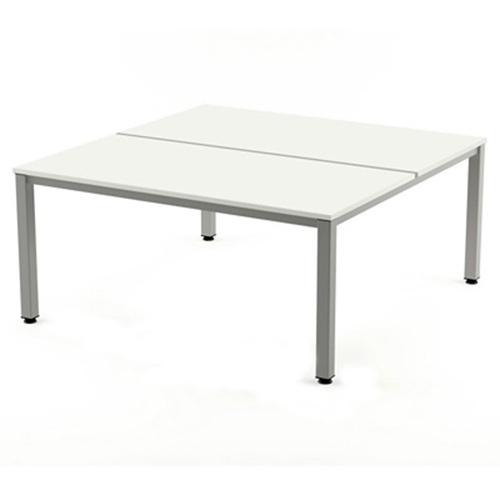 ROCADA - MESA EXECUTIVE 180x163 ESTRUCTURA ALUMINIO TABLERO MELAMINA BLANCO (Ref.2202AD04)