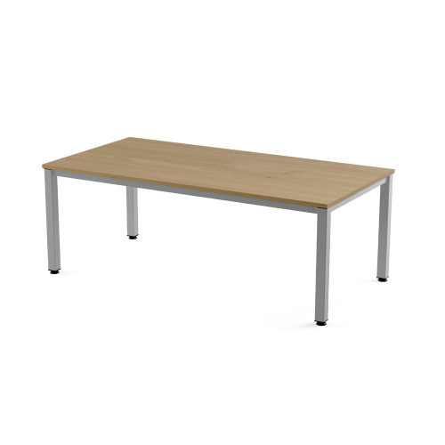 ROCADA - MESA EXECUTIVE 200x100 ESTRUCTURA ALUMINIO TABLERO MELAMINA ROBLE (Ref.2005AD08)